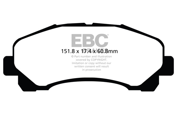 EBC Greenstuff Front Brake Pads - DP62113