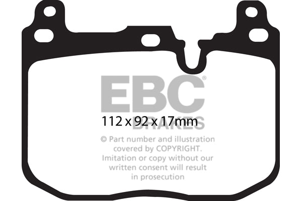 EBC Yellowstuff Front Brake Pads - DP42130R