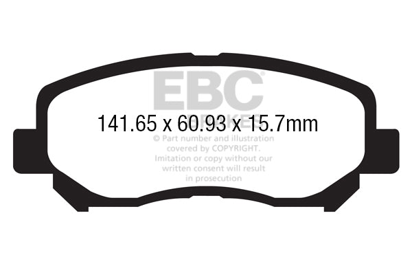 EBC Greenstuff Front Brake Pads - DP22134