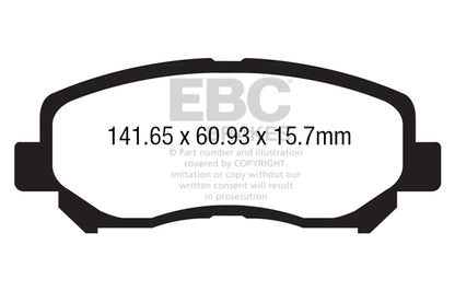 EBC Greenstuff Front Brake Pads - DP22134