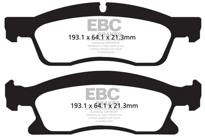 EBC Greenstuff Front Brake Pads - DP62136