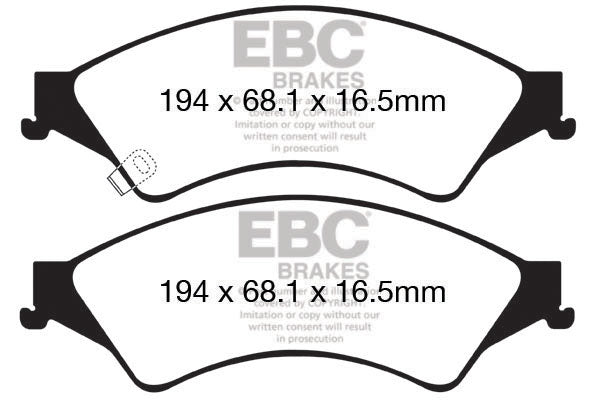 EBC Ultimax Front Brake Pads - DPX2140