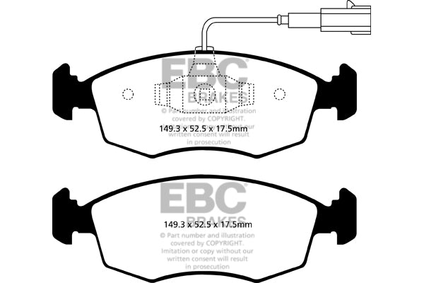 EBC Ultimax Front Brake Pads - DPX2141