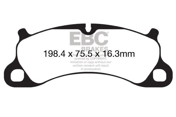 EBC Yellowstuff Front Brake Pads - DP42144R