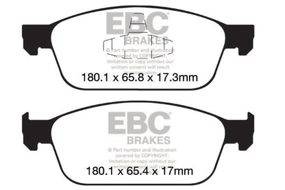 EBC Redstuff Front Brake Pads - DP32145C