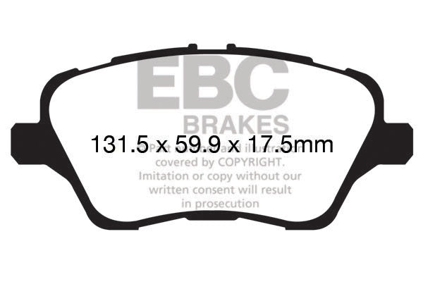 EBC Yellowstuff Front Brake Pads - DP42149R