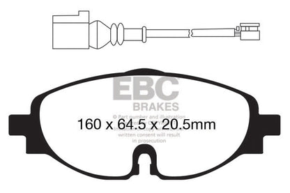 EBC Greenstuff Front Brake Pads - DP22150