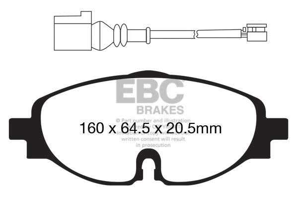 EBC Greenstuff Front Brake Pads - DP22150