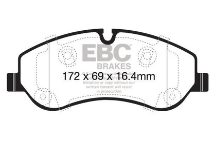 EBC Ultimax Front Brake Pads - DPX2151
