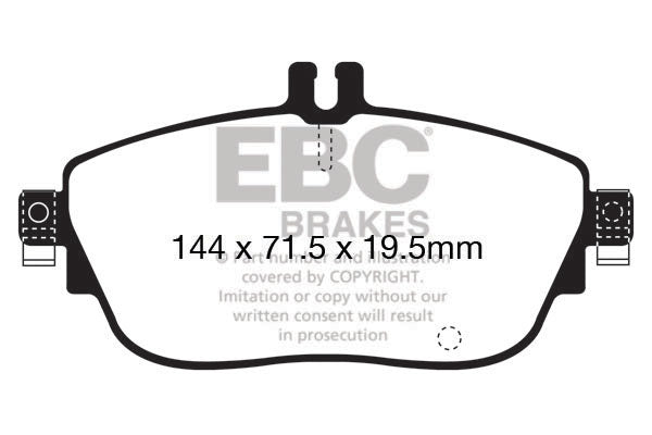 EBC Yellowstuff Front Brake Pads - DP42165R