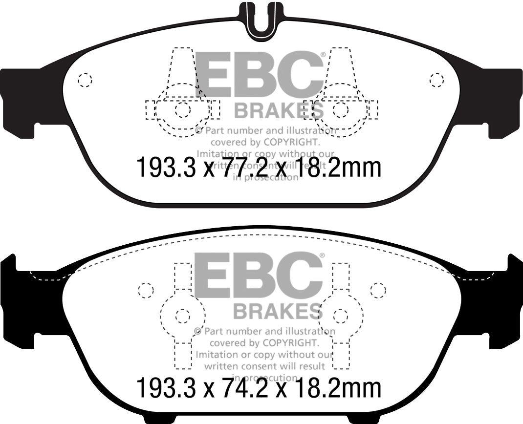 EBC Redstuff Front Brake Pads - DP32169C