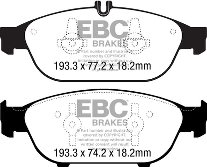 EBC Redstuff Front Brake Pads - DP32169C