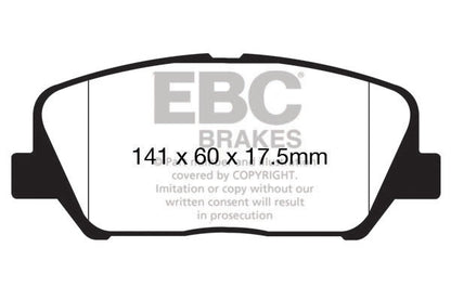 EBC Greenstuff Front Brake Pads - DP22172