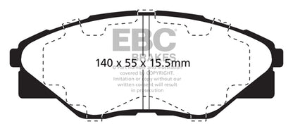 EBC Ultimax Front Brake Pads - DPX2175