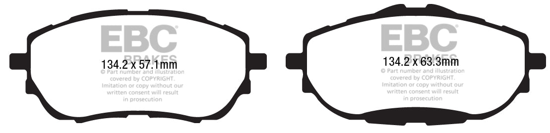 EBC Ultimax Front Brake Pads - DPX2176