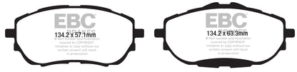 EBC Ultimax Front Brake Pads - DPX2176