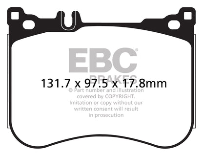 EBC Redstuff Front Brake Pads - DP32178C
