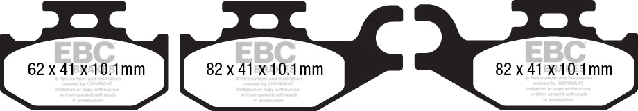 EBC Ultimax Front Brake Pads - DPX2182