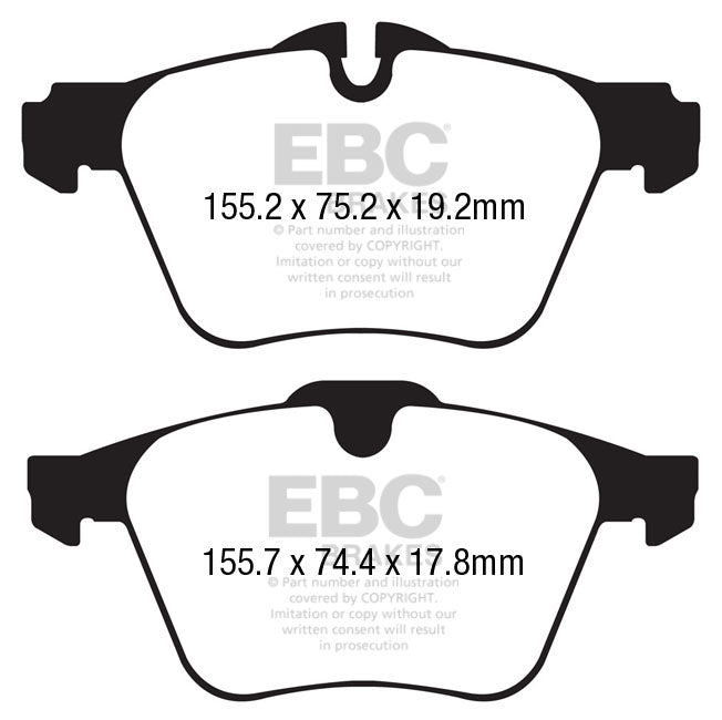 EBC Yellowstuff Front Brake Pads - DP42189R