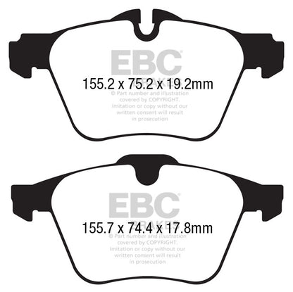 EBC Yellowstuff Front Brake Pads - DP42189R