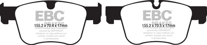 EBC Yellowstuff Front Brake Pads - DP42198R