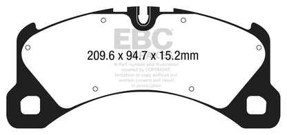 EBC Yellowstuff Front Brake Pads - DP42203R