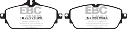 EBC Yellowstuff Front Brake Pads - DP42208R