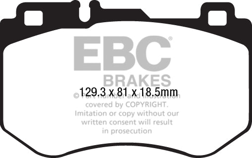 EBC Greenstuff Front Brake Pads - DP22209