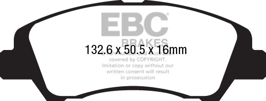EBC Ultimax Front Brake Pads - DPX2218