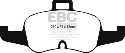 EBC Yellowstuff Front Brake Pads - DP42256R