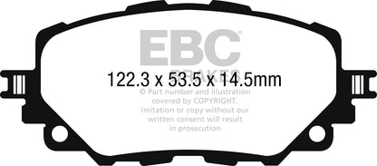 EBC Greenstuff Front Brake Pads - DP22263