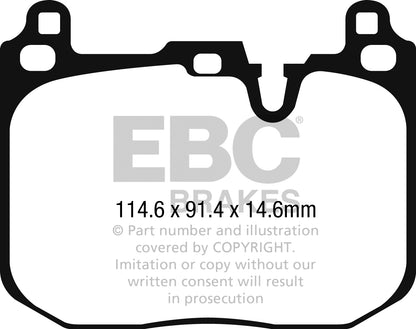 EBC Greenstuff Front Brake Pads - DP22271