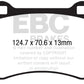 EBC Yellowstuff Front Brake Pads - DP42286R