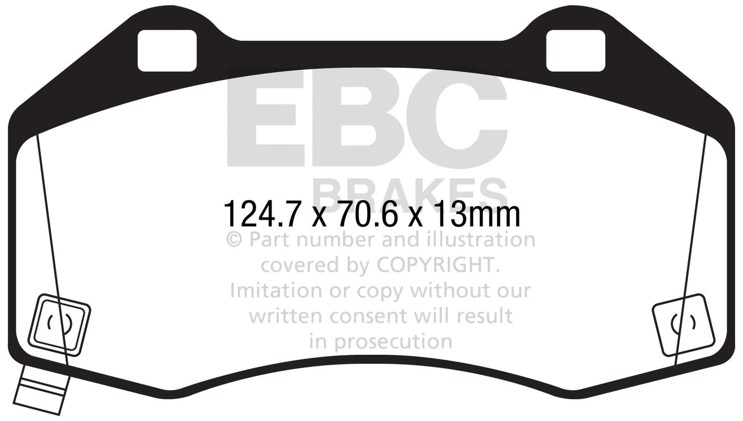 EBC Greenstuff Front Brake Pads - DP22286