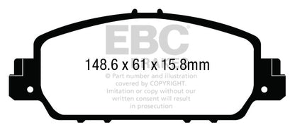 EBC Ultimax Front Brake Pads - DPX3014