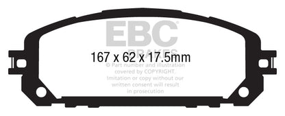 EBC Greenstuff Front Brake Pads - DP63030