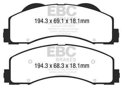 EBC Greenstuff Front Brake Pads - DP63034