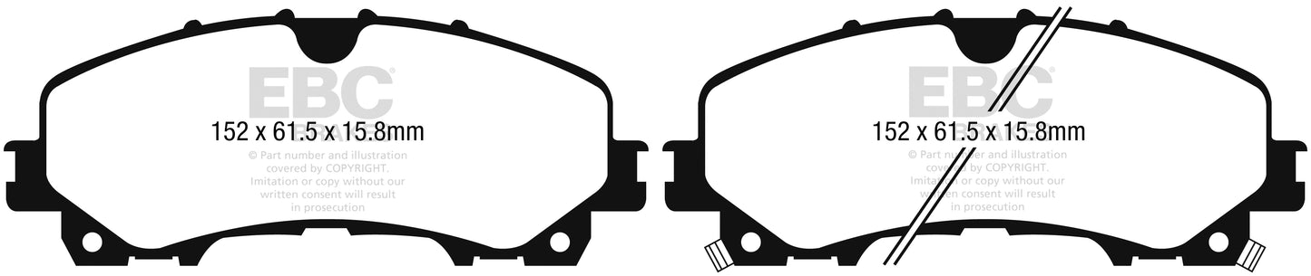 EBC Ultimax Front Brake Pads - DPX3036