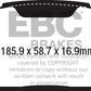 EBC Yellowstuff Front Brake Pads - DP43039R
