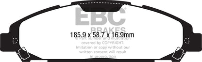 EBC Yellowstuff Front Brake Pads - DP43039R