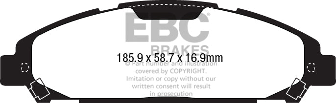 EBC Redstuff Front Brake Pads - DP33039C
