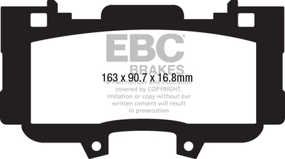 EBC Redstuff Front Brake Pads - DP33042C
