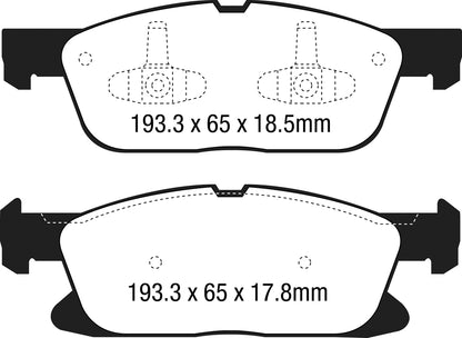 EBC Greenstuff Front Brake Pads - DP23046