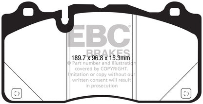 EBC Yellowstuff Front Brake Pads - DP43050R
