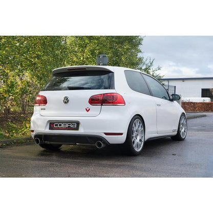 Cobra Venom Box Delete GTI Style Cat Back Performance Exhaust - VW Golf GTD Mk6 (09-13)