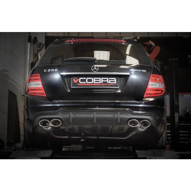 Cobra AMG Quad Performance Exhaust - Mercedes W204 C200/C220/C250 Diesel