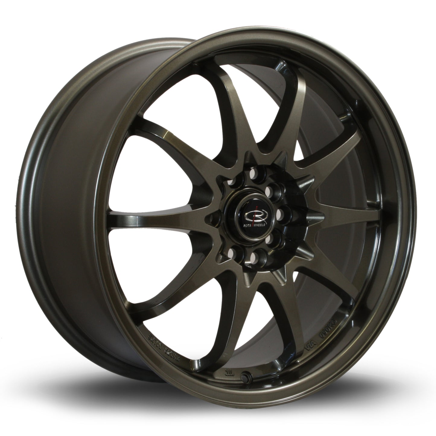 Rota Fight Alloy Wheels - 17x8 | 5x100/5x114 | ET44 | Bronze