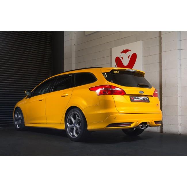 Cobra Venom Box Delete Race Cat Back Performance Exhaust - Ford Focus ST Estate Mk3