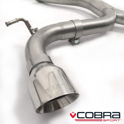 Cobra Venom Box Delete Cat Back Race Tube Performance Exhaust - Ford Focus ST225 Mk2