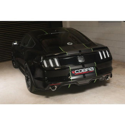 Cobra Venom Box Delete Race Cat Back Performance Exhaust - Ford Mustang 5.0 V8 GT Fastback (15-18)